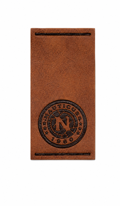 PU Leather Patch with Debossed Logo