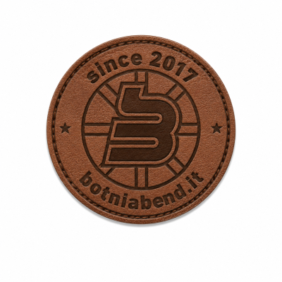 PU Leather Patch with Debossed Logo