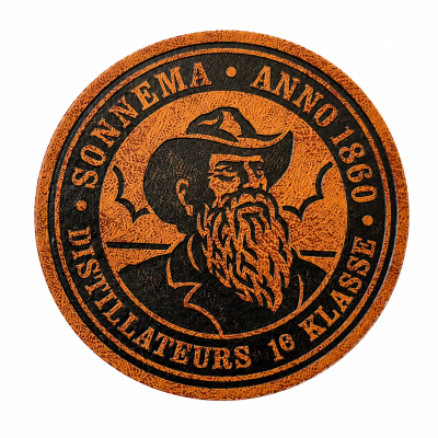 PU Leather Patch with Debossed Logo