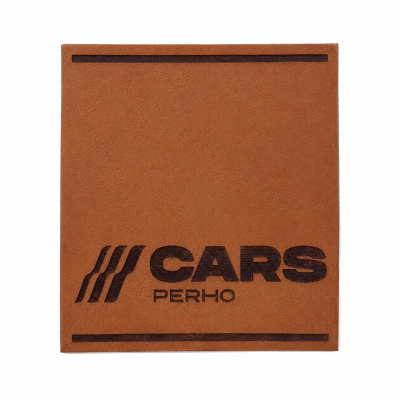 PU Leather Patch with Laser Logo