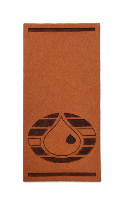 PU Leather Patch with Laser Logo