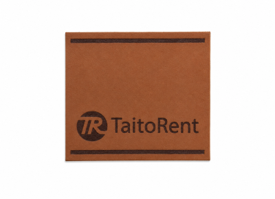 PU Leather Patch with Laser Logo
