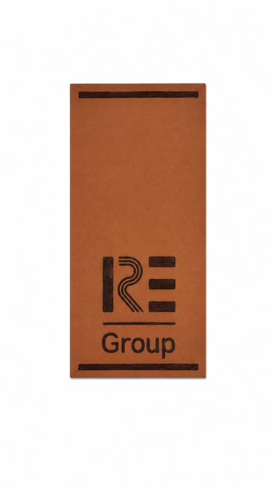 PU Leather Patch with Laser Logo