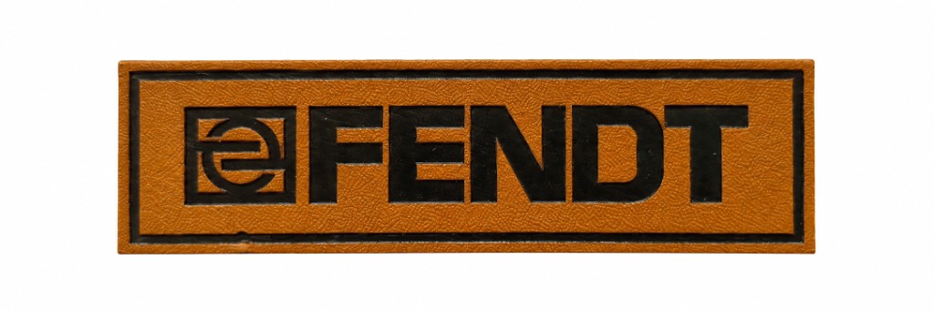 PU Leather Patch with Debossed Logo