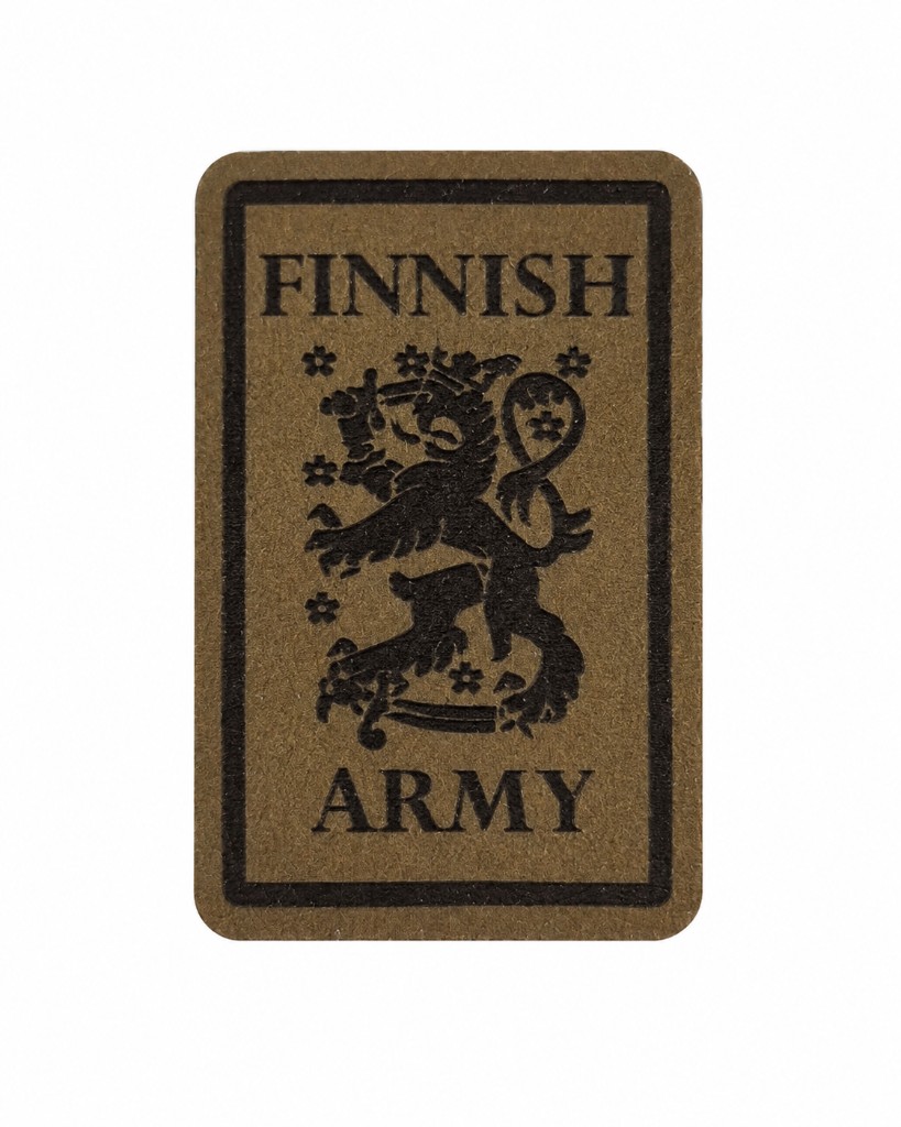 PU Leather Patch with Laser Logo